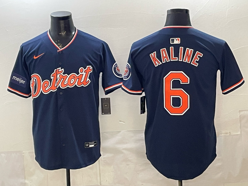Men Detroit Tigers #6 Kaline blue Nike 2026 MLB Jersey 040100->detroit tigers->MLB Jersey